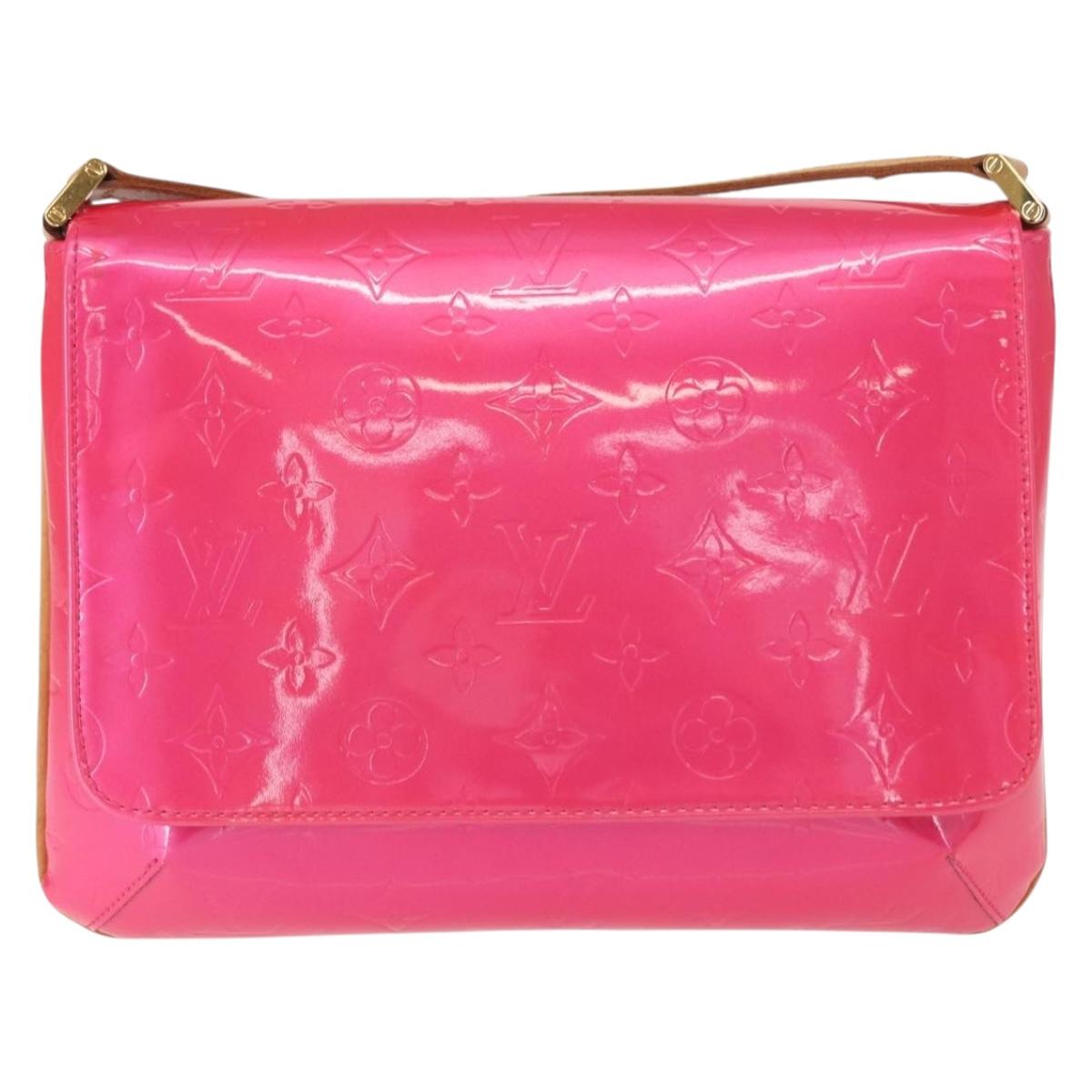 LOUIS VUITTON Vernis Thompson Street Bag Fuchsia Pink M91215 LV Auth 157675SAV