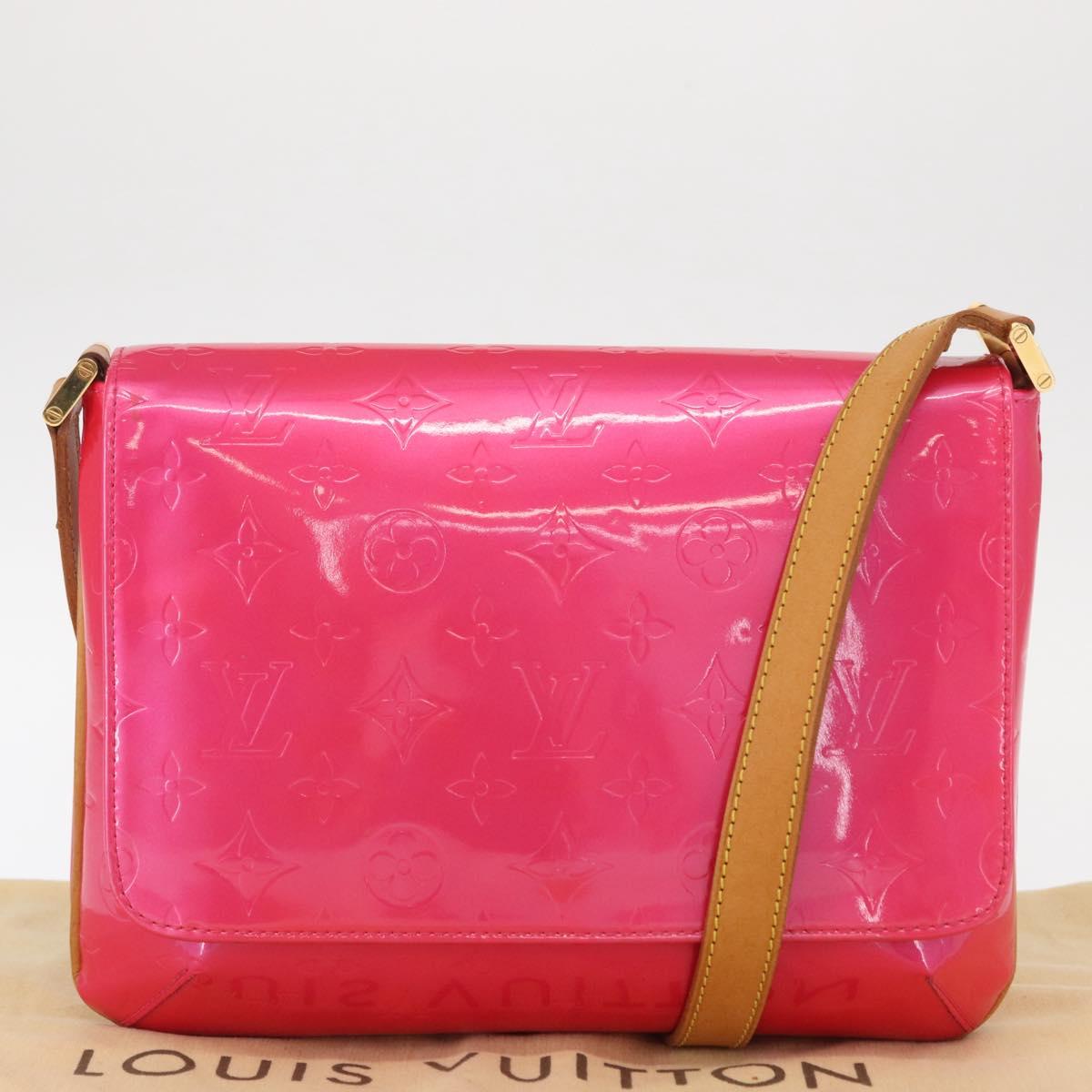 LOUIS VUITTON Vernis Thompson Street Bag Fuchsia Pink M91215 LV Auth 157675SAV