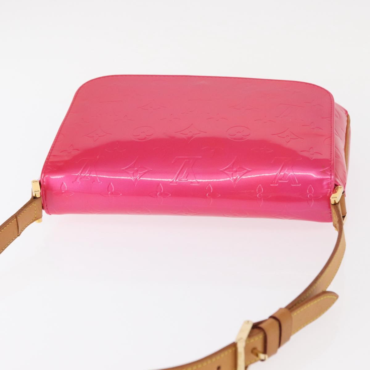 LOUIS VUITTON Vernis Thompson Street Bag Fuchsia Pink M91215 LV Auth 157675SAV