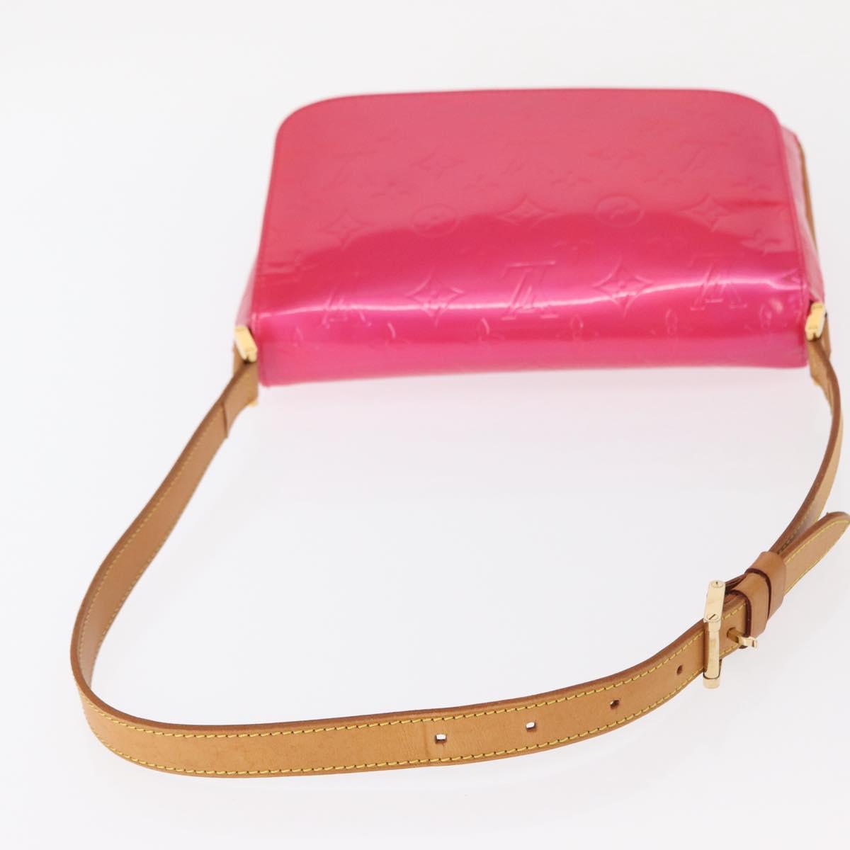 LOUIS VUITTON Vernis Thompson Street Bag Fuchsia Pink M91215 LV Auth 157675SAV