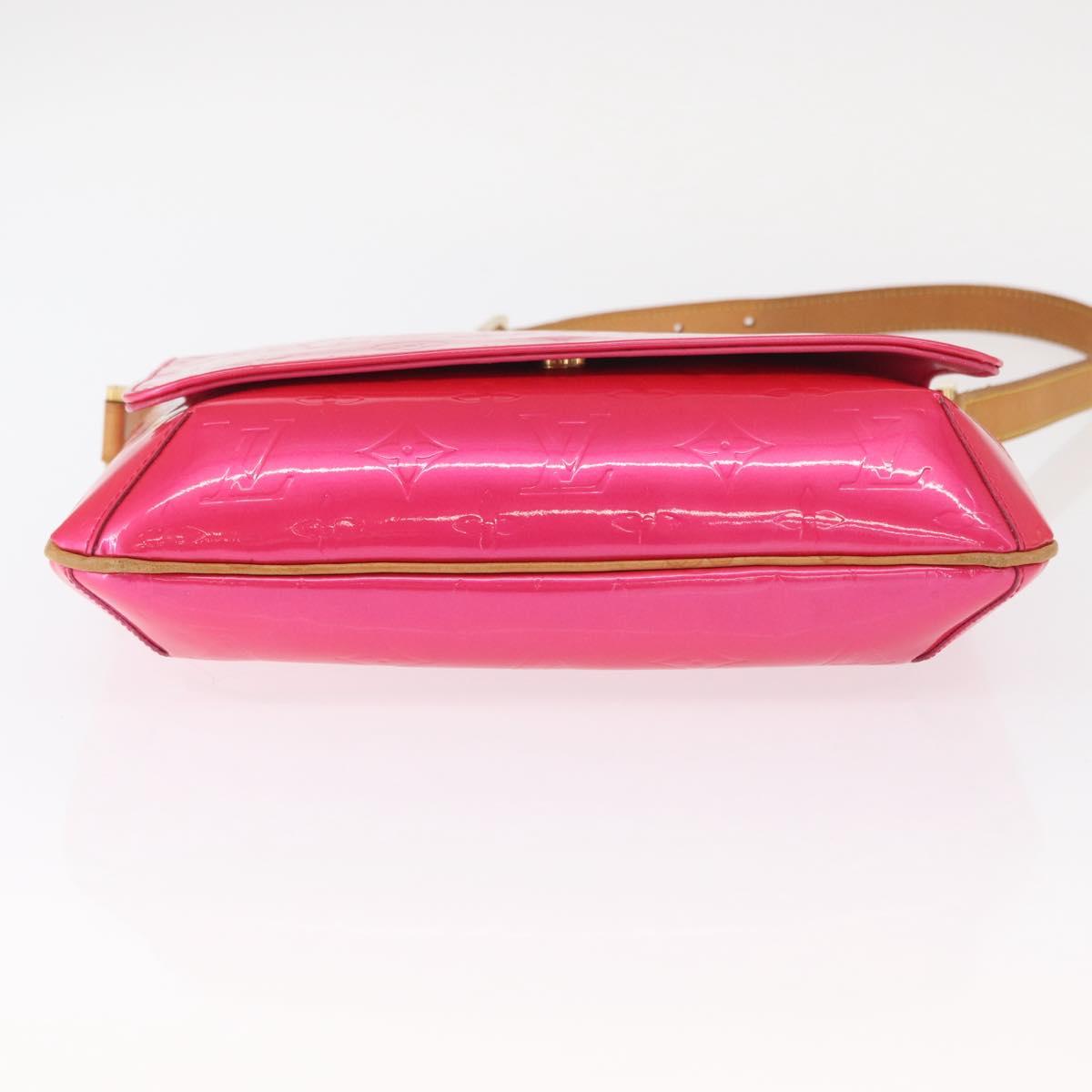 LOUIS VUITTON Vernis Thompson Street Bag Fuchsia Pink M91215 LV Auth 157675SAV