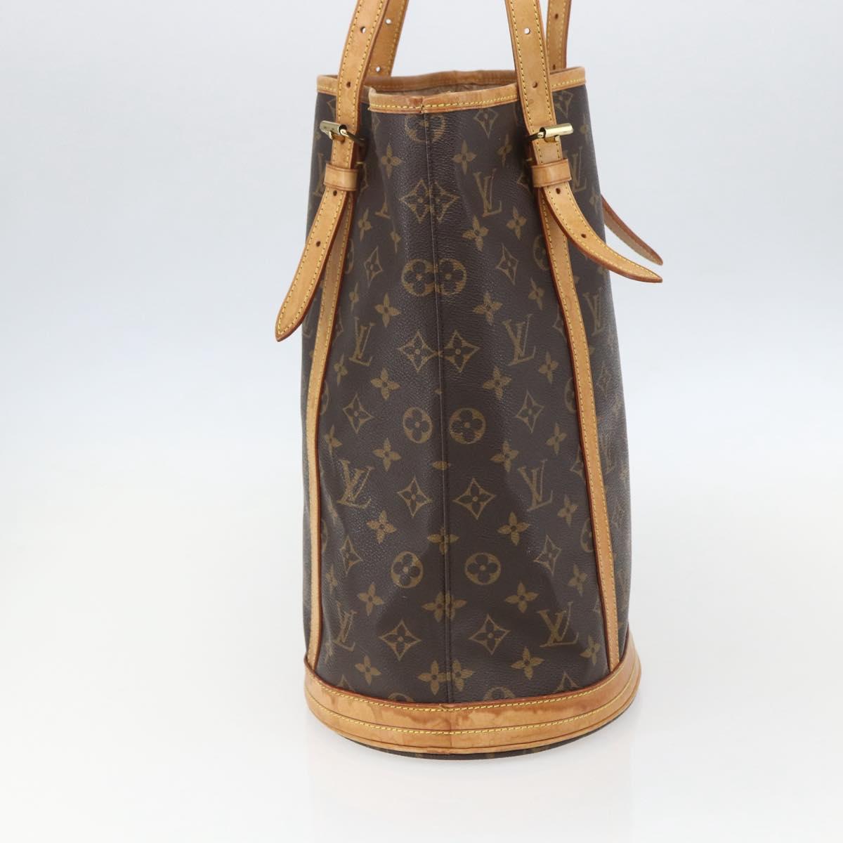 LOUIS VUITTON Monogram Bucket GM Shoulder Bag M42236 LV Auth 157677
