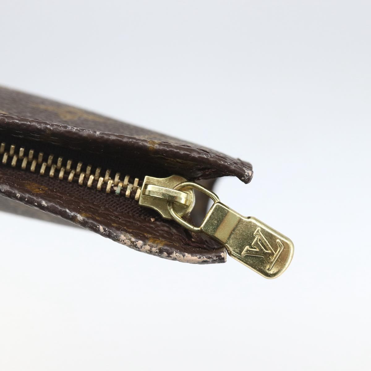 LOUIS VUITTON Monogram Bucket GM Accessory Pouch LV Auth 157678