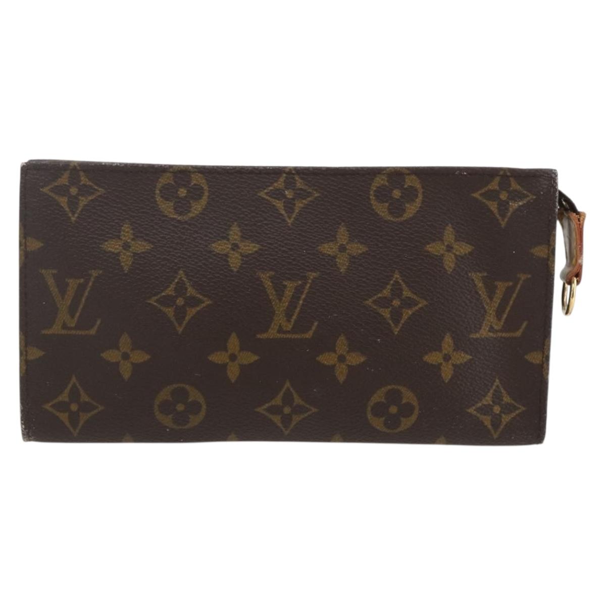 LOUIS VUITTON Monogram Bucket GM Accessory Pouch LV Auth 157678