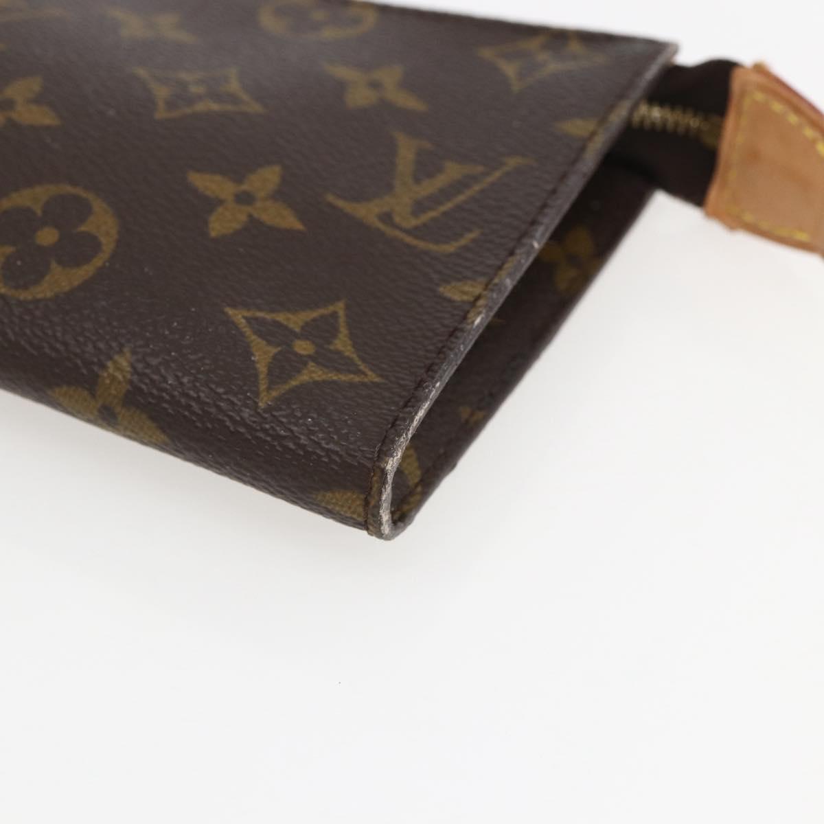 LOUIS VUITTON Monogram Bucket GM Accessory Pouch LV Auth 157678