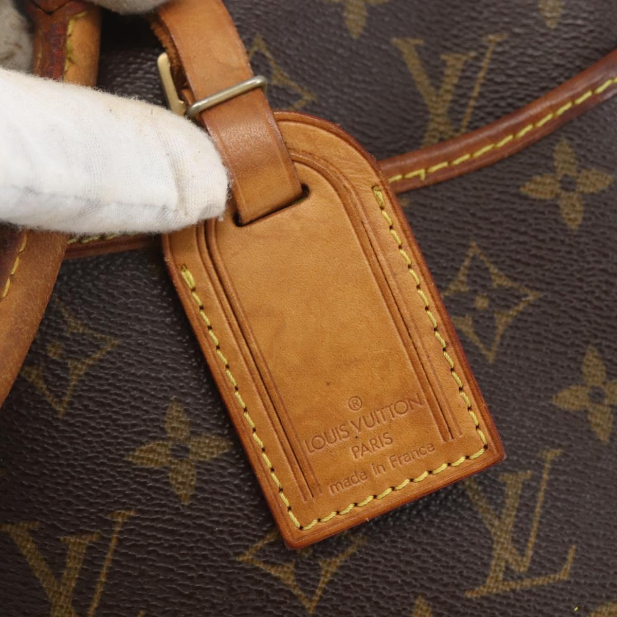 LOUIS VUITTON Monogram Deauville Hand Bag M47270 LV Auth 157680