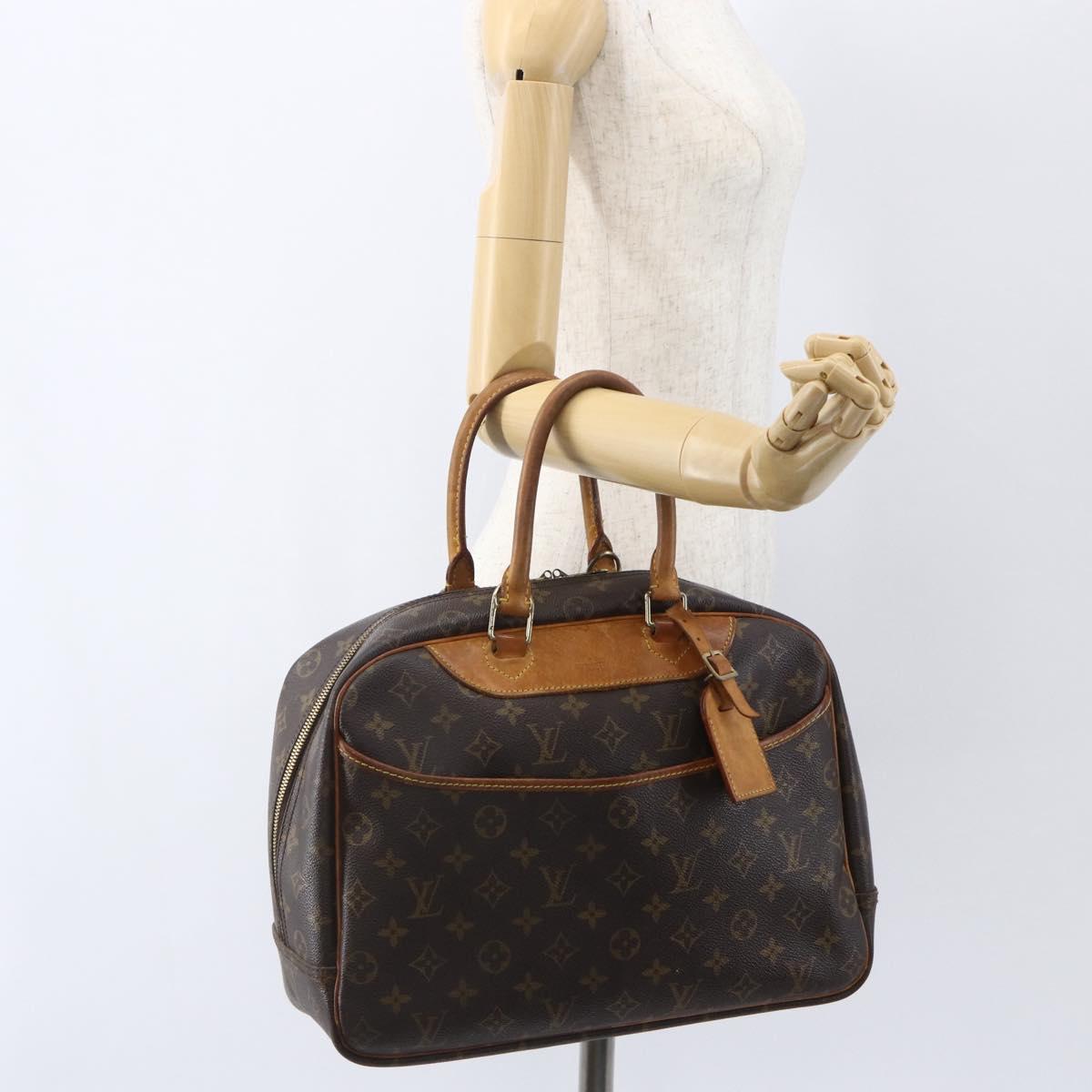 LOUIS VUITTON Monogram Deauville Hand Bag M47270 LV Auth 157680