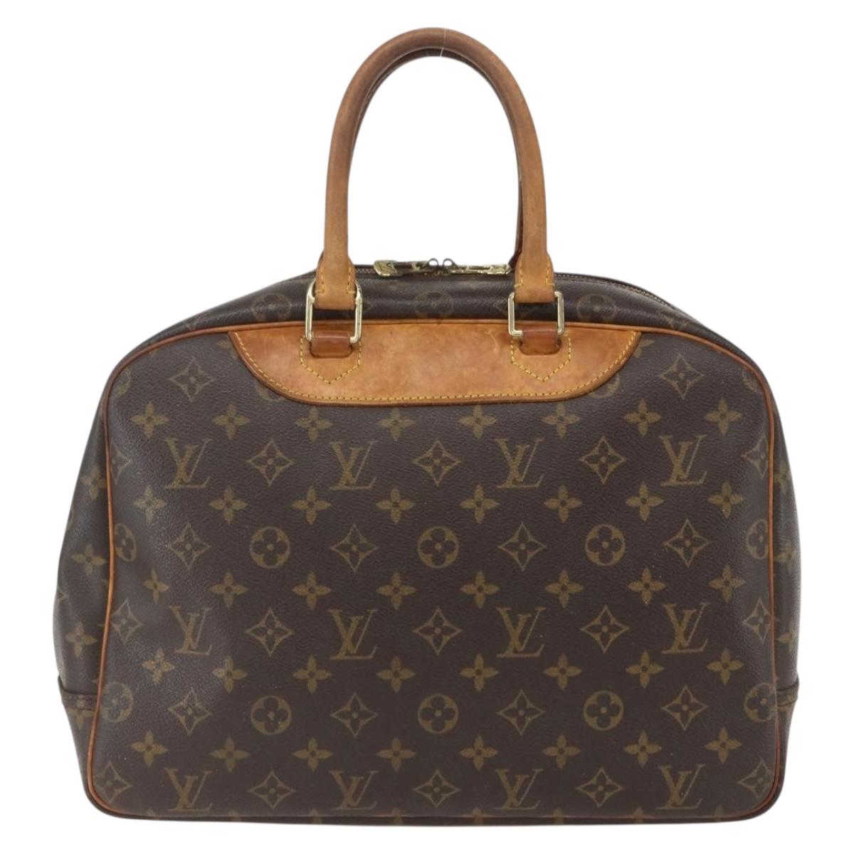 LOUIS VUITTON Monogram Deauville Hand Bag M47270 LV Auth 157680