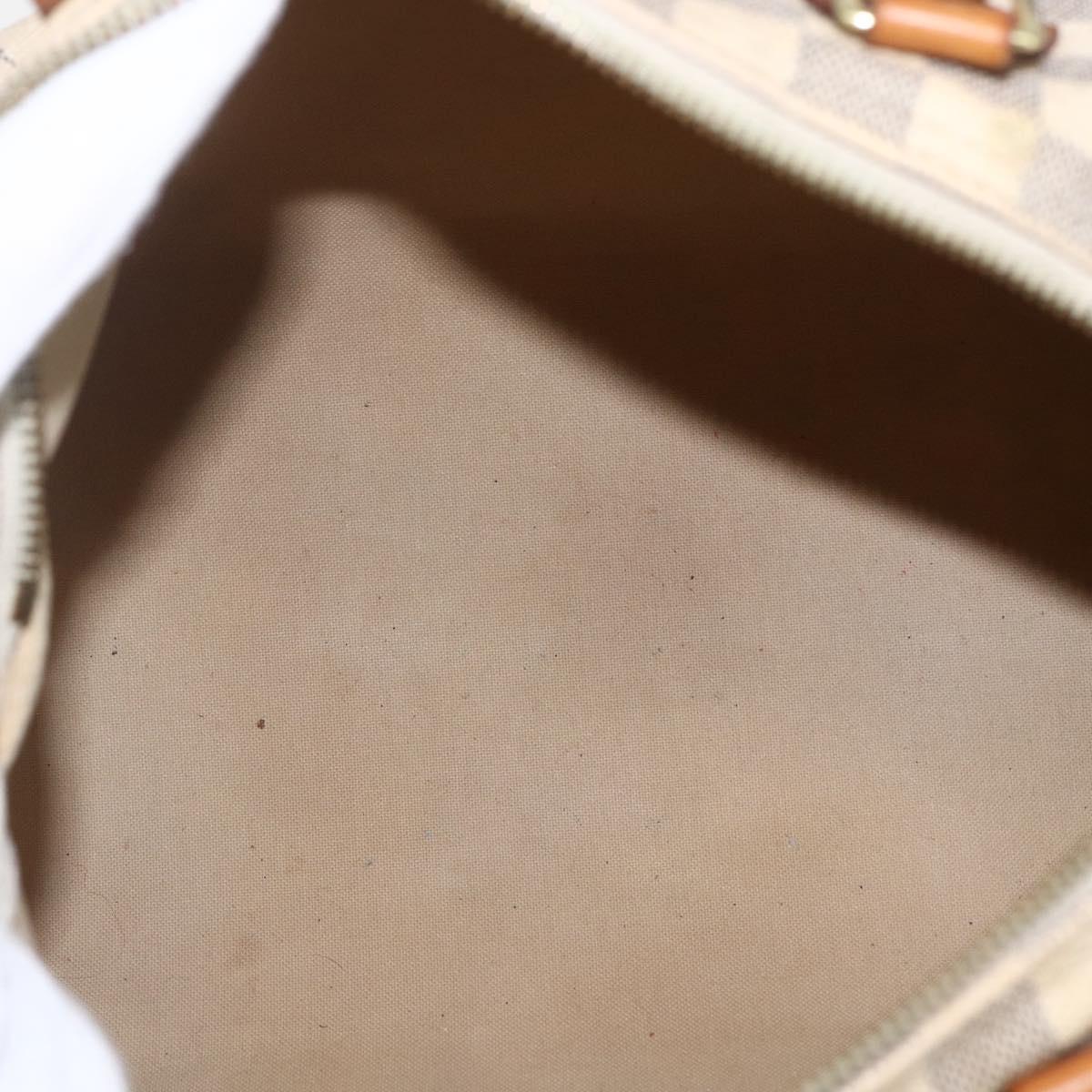 LOUIS VUITTON Damier Azur Speedy 30 Hand Bag N41533 LV Auth 157685