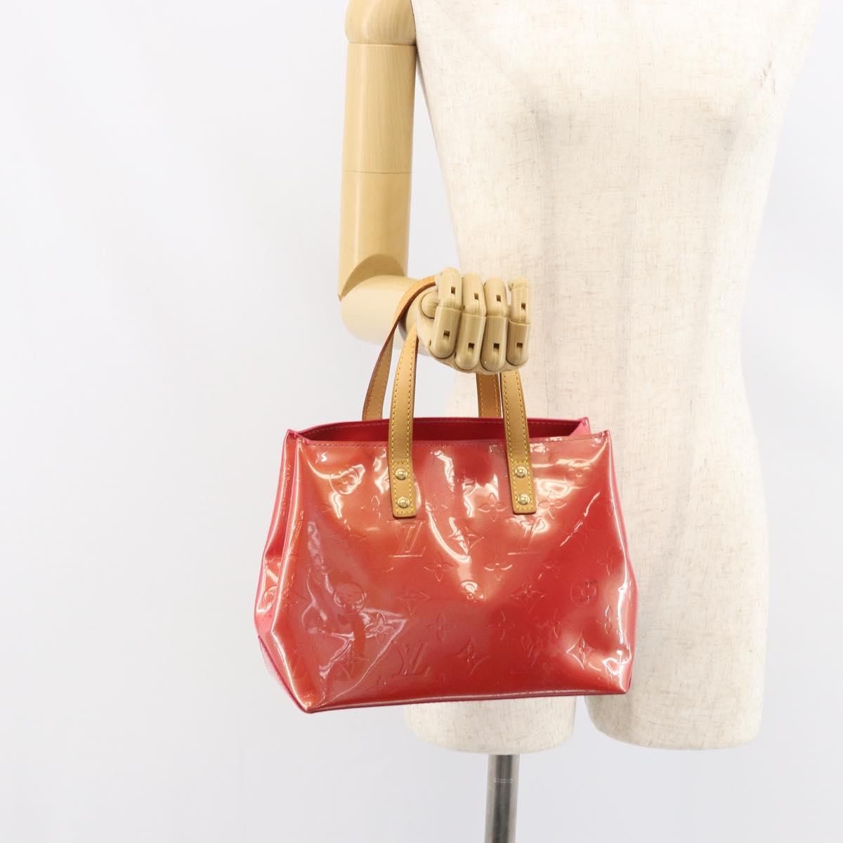 LOUIS VUITTON Monogram Vernis Reade PM Hand Bag Fran Boise M9132F LV Auth 157687