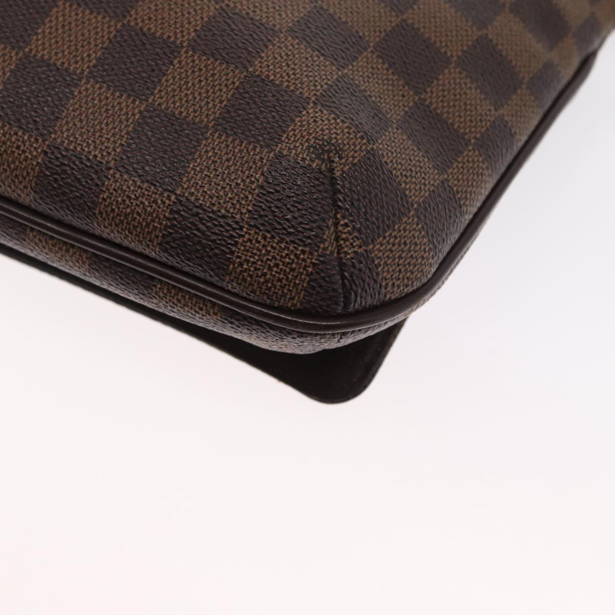 LOUIS VUITTON Damier Ebene Musette Tango Shoulder Bag N51301 LV Auth 157718