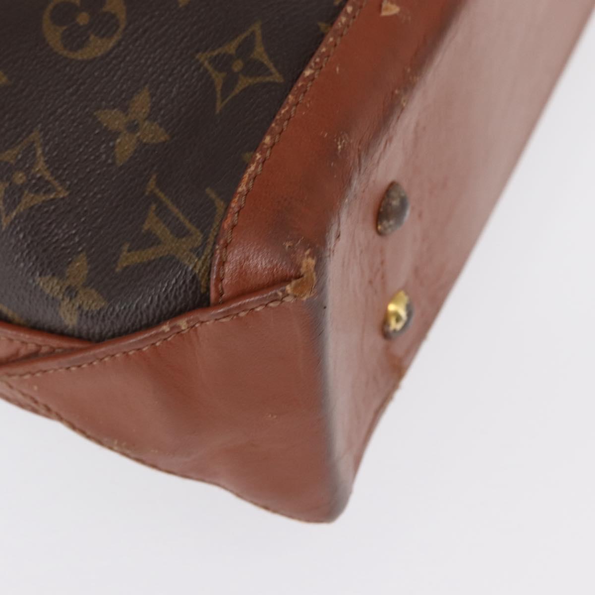 LOUIS VUITTON Monogram Sac Weekend PM Hand Bag M42425 LV Auth 157721