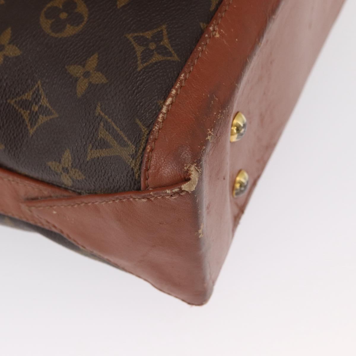 LOUIS VUITTON Monogram Sac Weekend PM Hand Bag M42425 LV Auth 157721