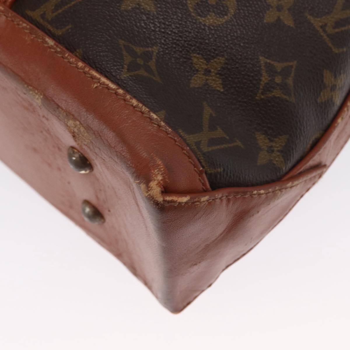 LOUIS VUITTON Monogram Sac Weekend PM Hand Bag M42425 LV Auth 157721