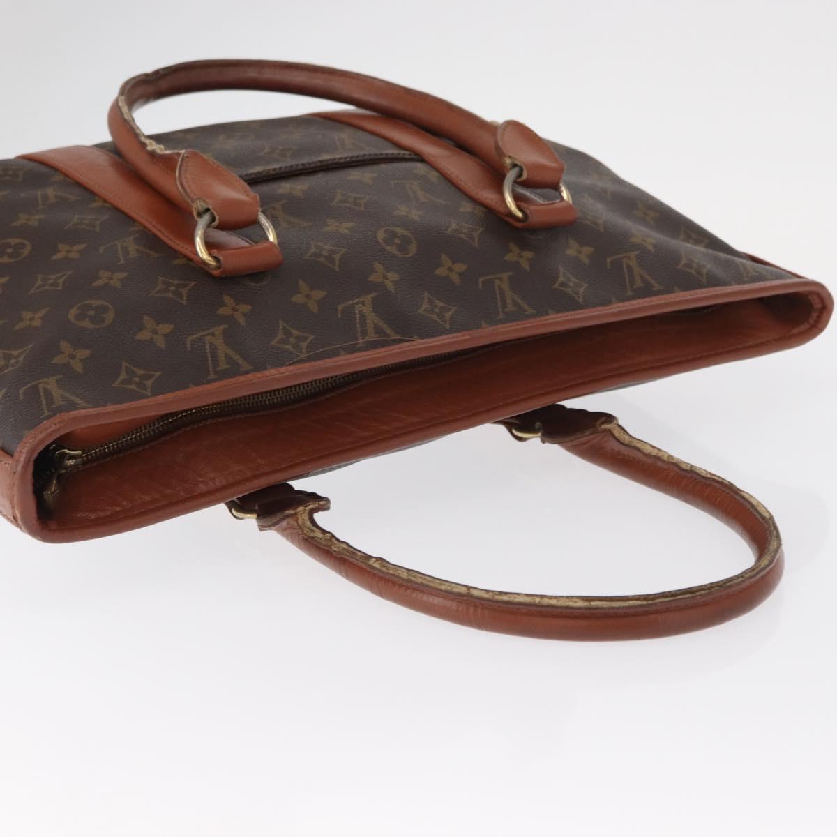 LOUIS VUITTON Monogram Sac Weekend PM Hand Bag M42425 LV Auth 157721