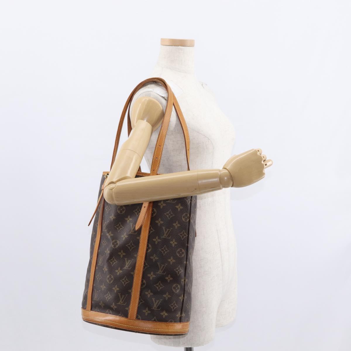 LOUIS VUITTON Monogram Bucket GM Shoulder Bag M42236 LV Auth 157728