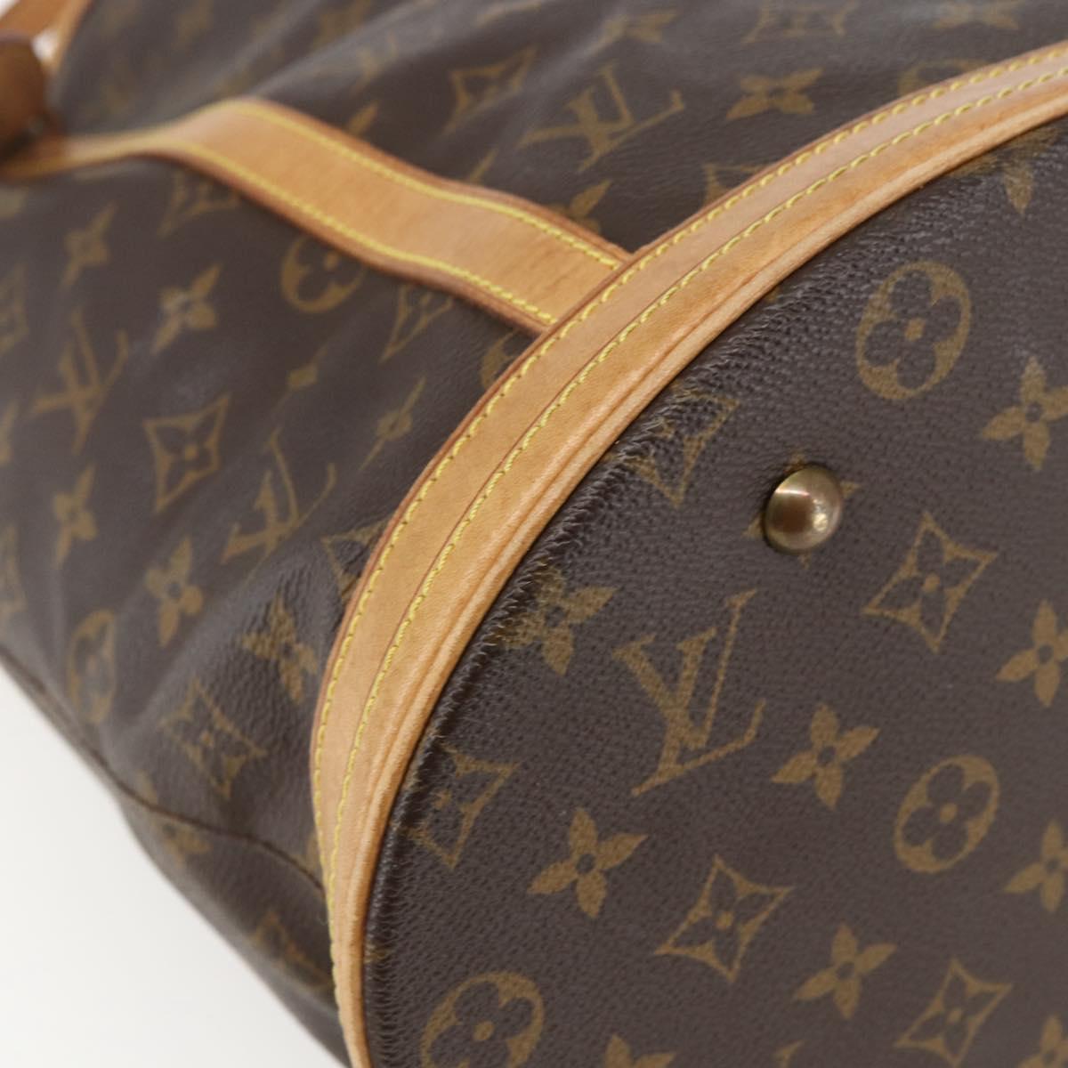 LOUIS VUITTON Monogram Bucket GM Shoulder Bag M42236 LV Auth 157729