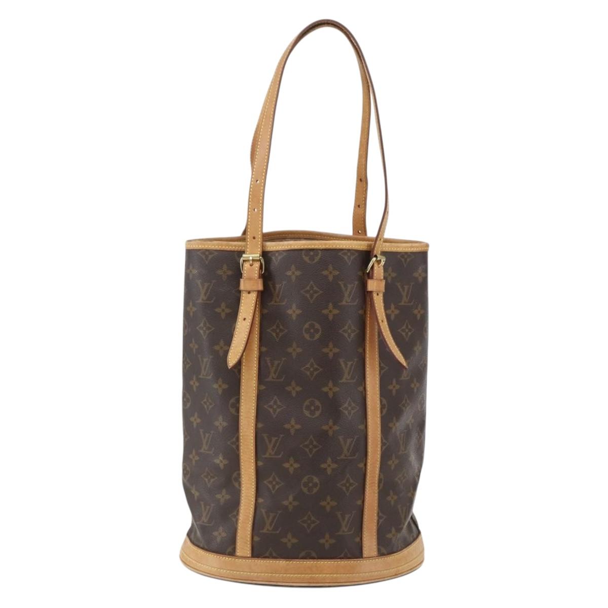 LOUIS VUITTON Monogram Bucket GM Shoulder Bag M42236 LV Auth 157729