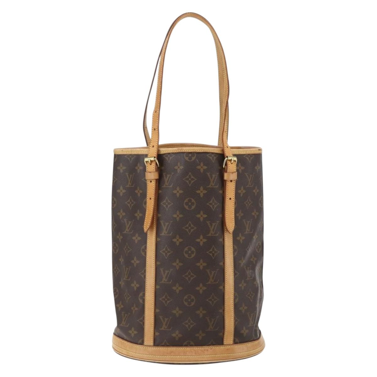 LOUIS VUITTON Monogram Bucket GM Shoulder Bag M42236 LV Auth 157729