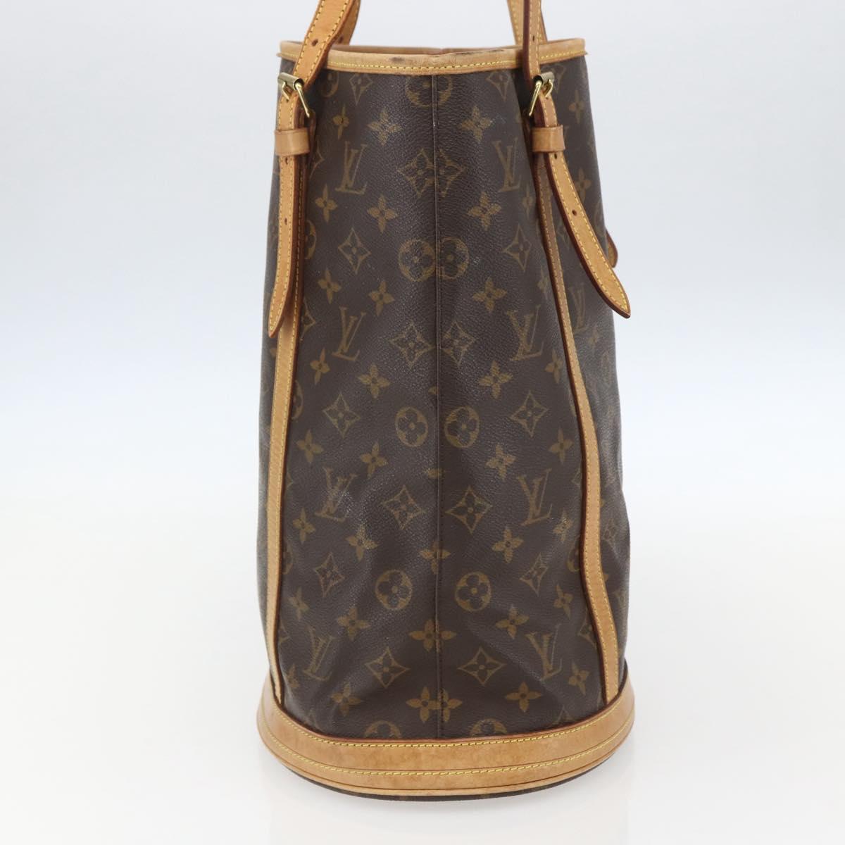 LOUIS VUITTON Monogram Bucket GM Shoulder Bag M42236 LV Auth 157729