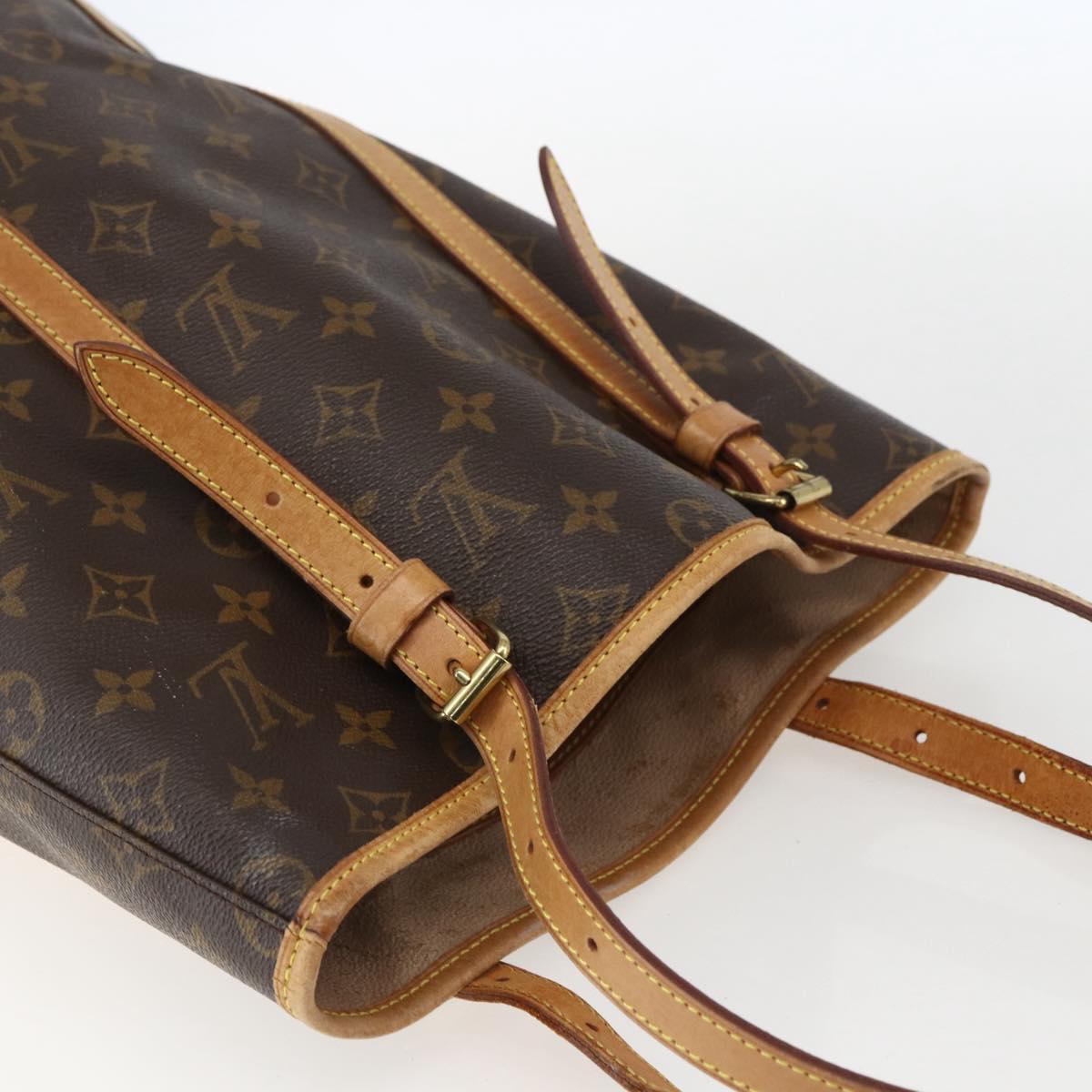 LOUIS VUITTON Monogram Bucket GM Shoulder Bag M42236 LV Auth 157729
