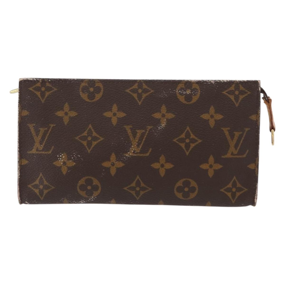 LOUIS VUITTON Monogram Bucket GM Accessory Pouch LV Auth 157730