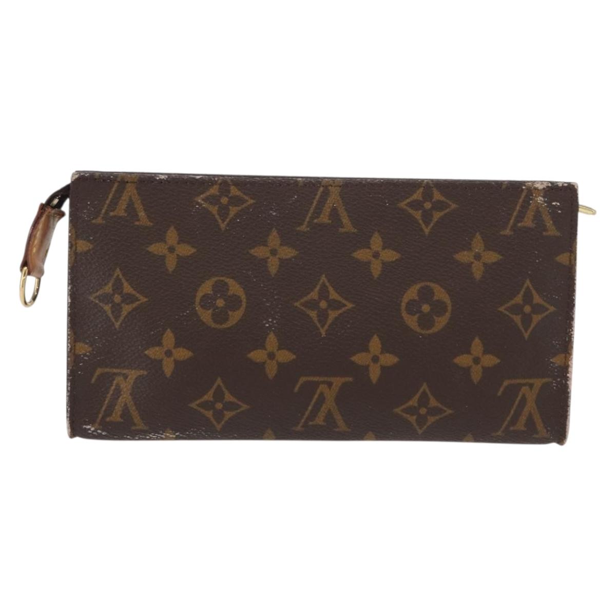 LOUIS VUITTON Monogram Bucket GM Accessory Pouch LV Auth 157730