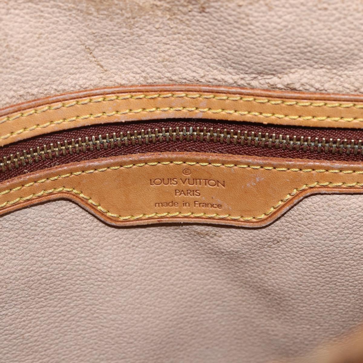 LOUIS VUITTON Monogram Bucket GM Shoulder Bag M42236 LV Auth 157731