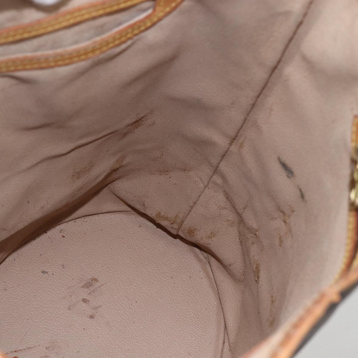 LOUIS VUITTON Monogram Bucket GM Shoulder Bag M42236 LV Auth 157731