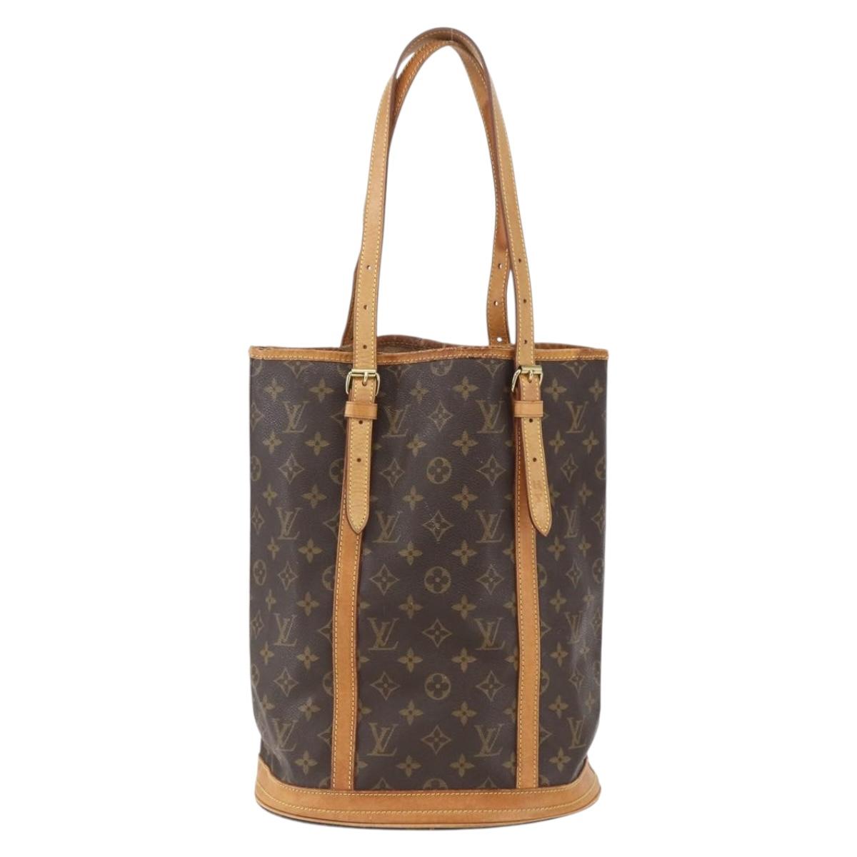 LOUIS VUITTON Monogram Bucket GM Shoulder Bag M42236 LV Auth 157731