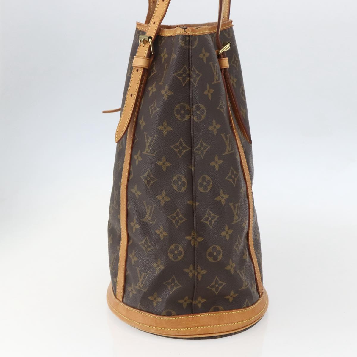 LOUIS VUITTON Monogram Bucket GM Shoulder Bag M42236 LV Auth 157731