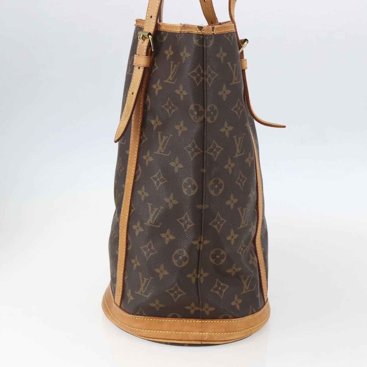 LOUIS VUITTON Monogram Bucket GM Shoulder Bag M42236 LV Auth 157731