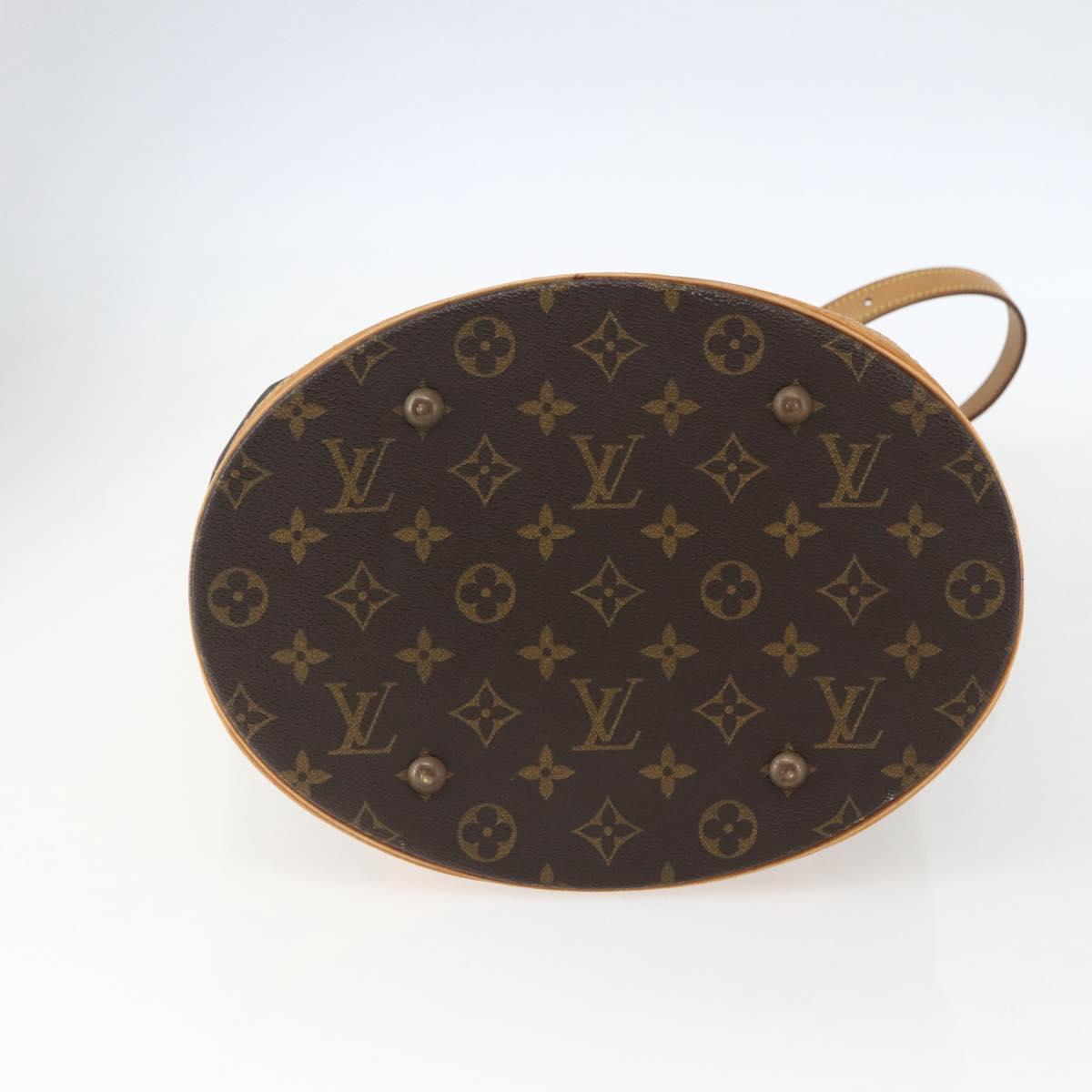 LOUIS VUITTON Monogram Bucket GM Shoulder Bag M42236 LV Auth 157731