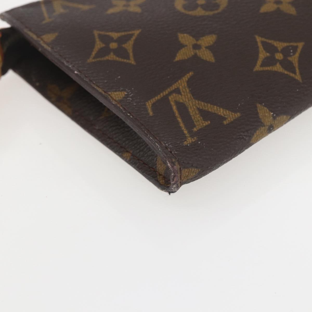 LOUIS VUITTON Monogram Bucket GM Accessory Pouch LV Auth 157732
