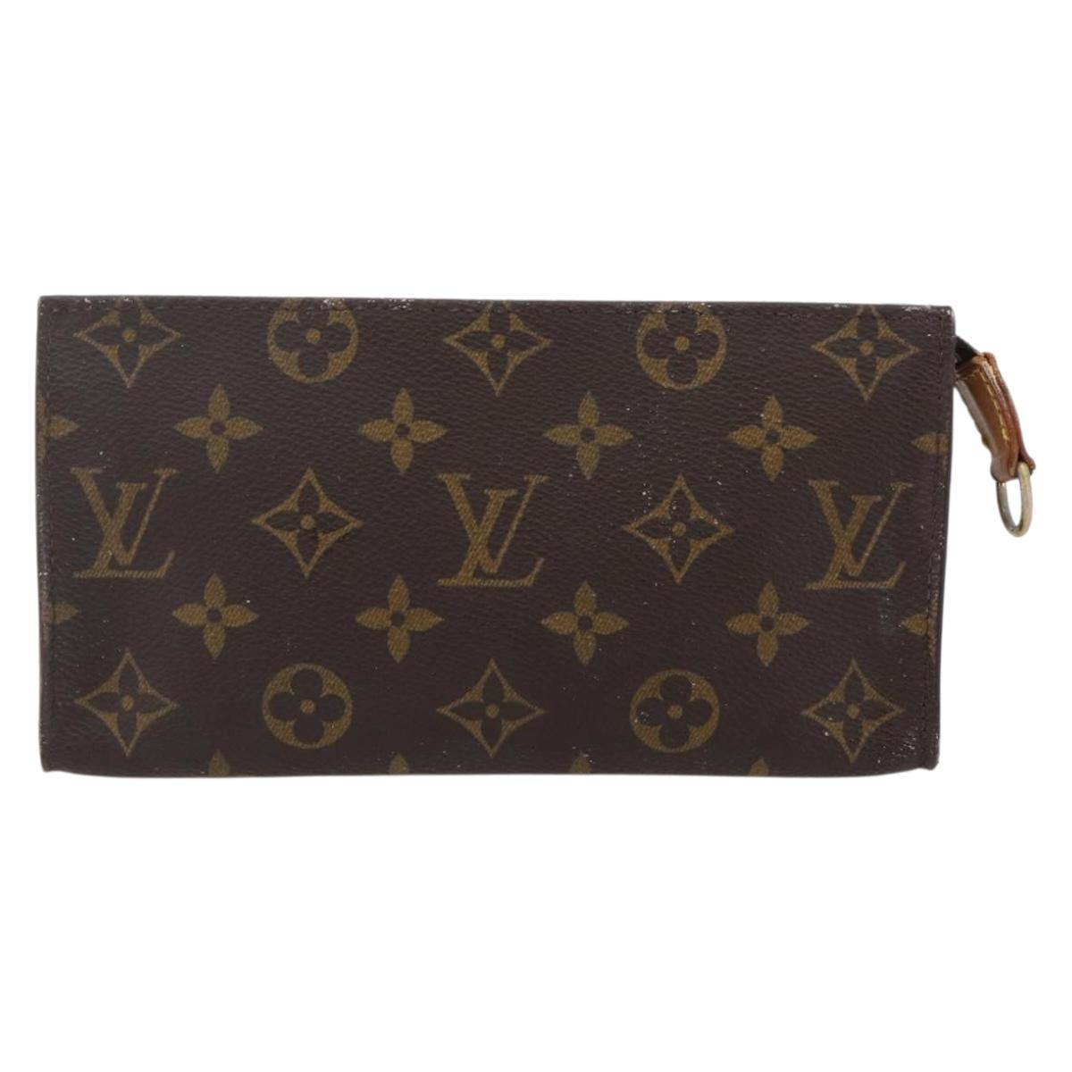 LOUIS VUITTON Monogram Bucket GM Accessory Pouch LV Auth 157732