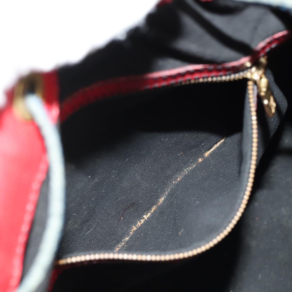 LOUIS VUITTON Epi Noe Shoulder Bag Bicolor Red Blue M44084 LV Auth 157736