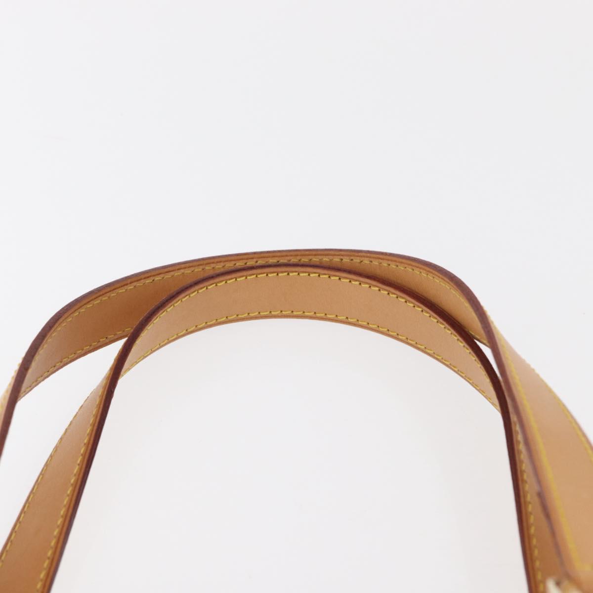 LOUIS VUITTON Monogram Vernis Houston Hand Bag Baby Blue M91005 LV Auth 157739