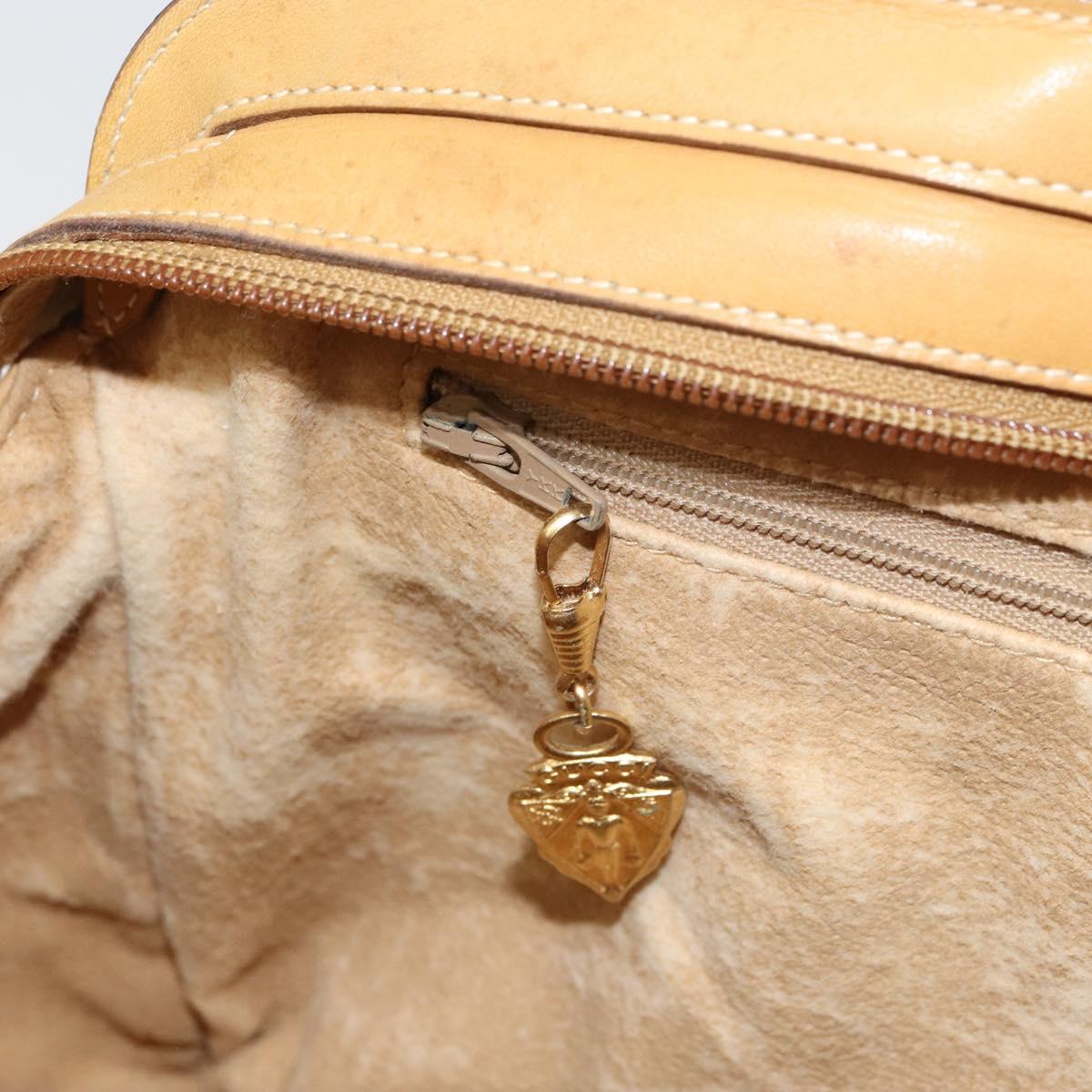 GUCCI Micro GG Supreme Hand Bag PVC Beige Gold 000 106 1325 Auth 157759