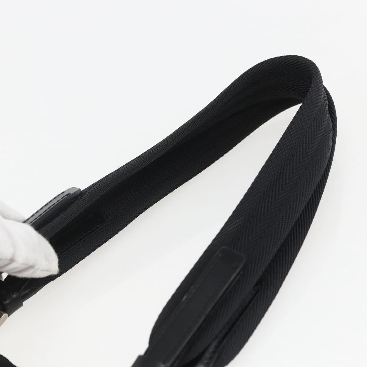 PRADA Tote Bag Nylon Pink Silver Auth 157783