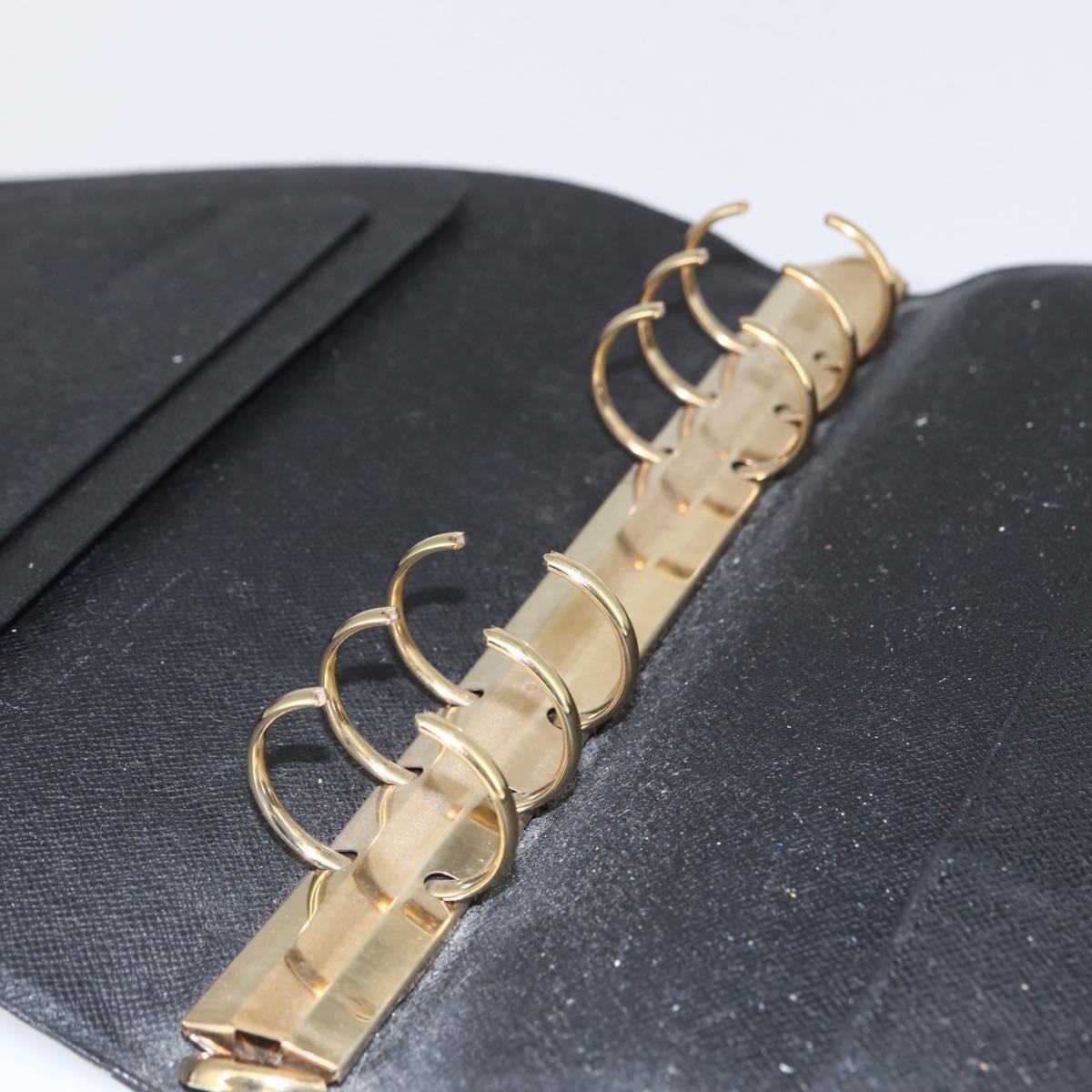 LOUIS VUITTON Epi Agenda GM Day Planner Cover Blue R20065 LV Auth 157809