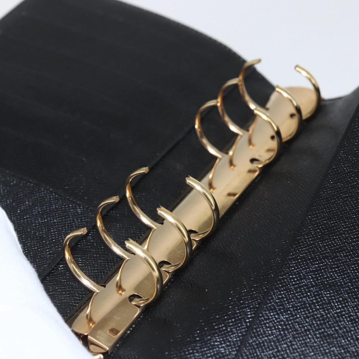 LOUIS VUITTON Epi Agenda MM Day Planner Cover Black R20042 LV Auth 157811