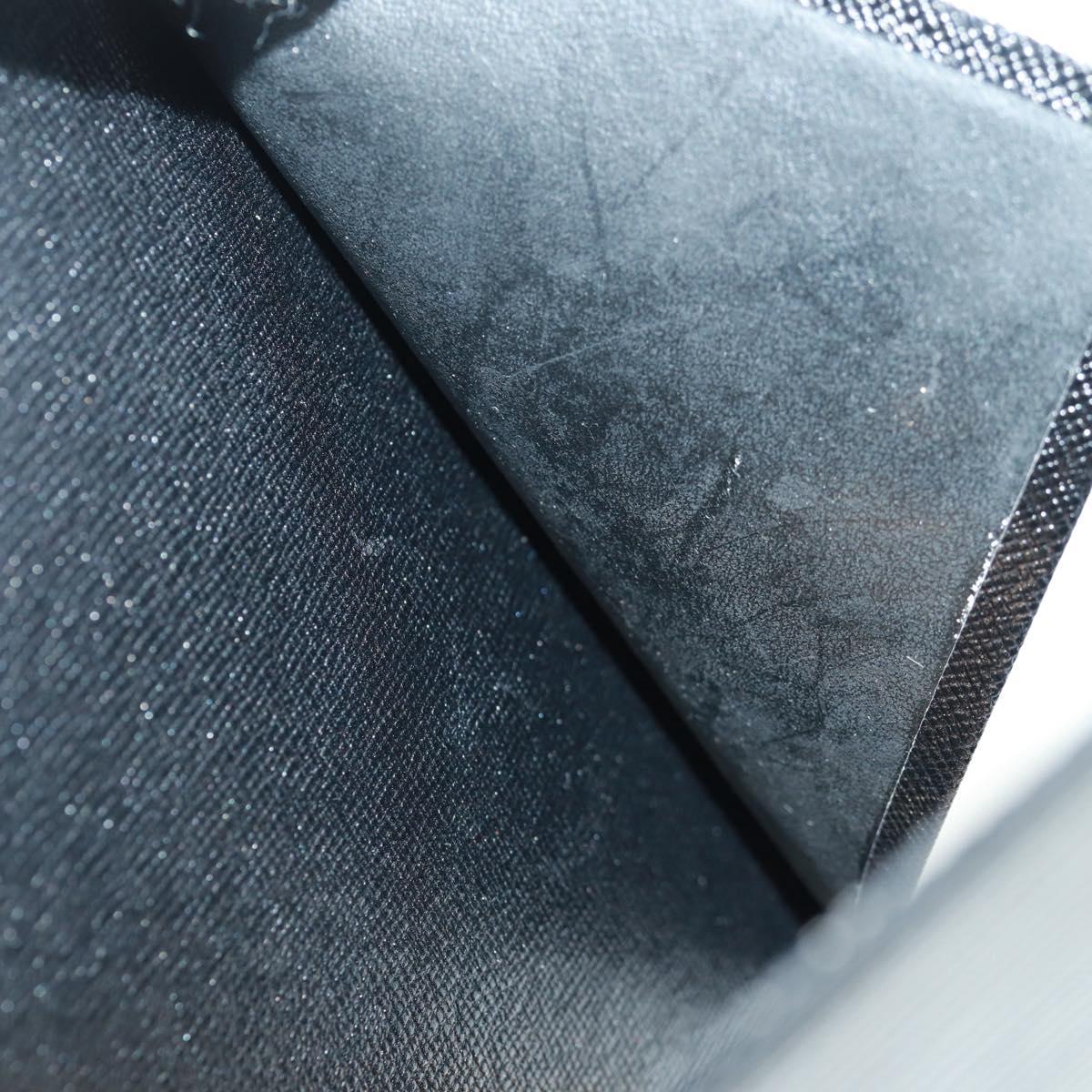 LOUIS VUITTON Epi Agenda MM Day Planner Cover Black R20042 LV Auth 157811