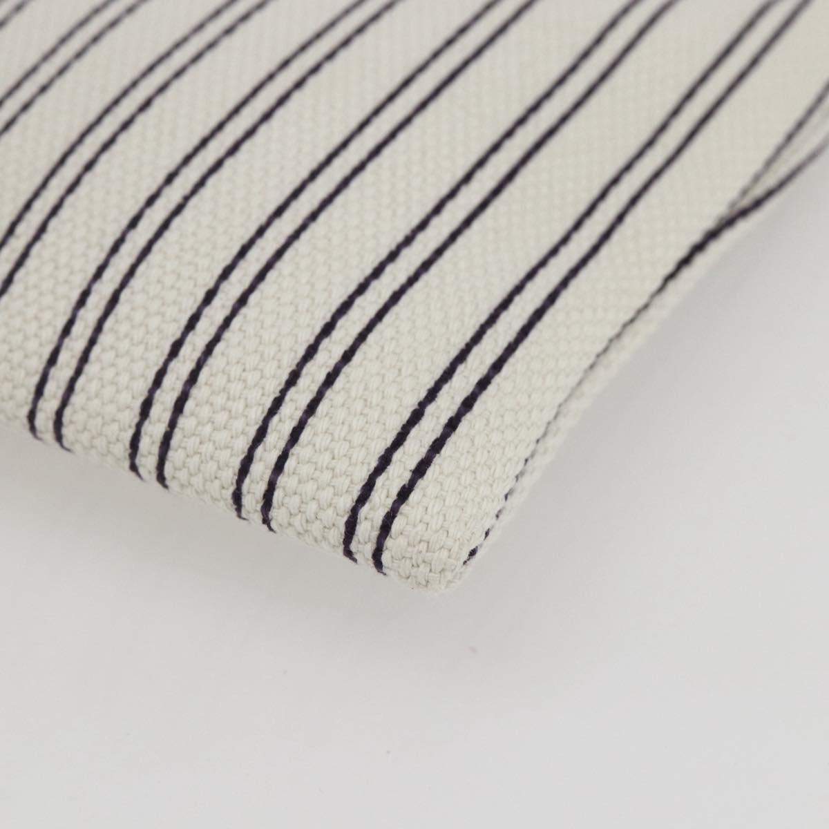 LOUIS VUITTON Antigua Pochette Platform PM Pouch White M40069 LV Auth 157812V