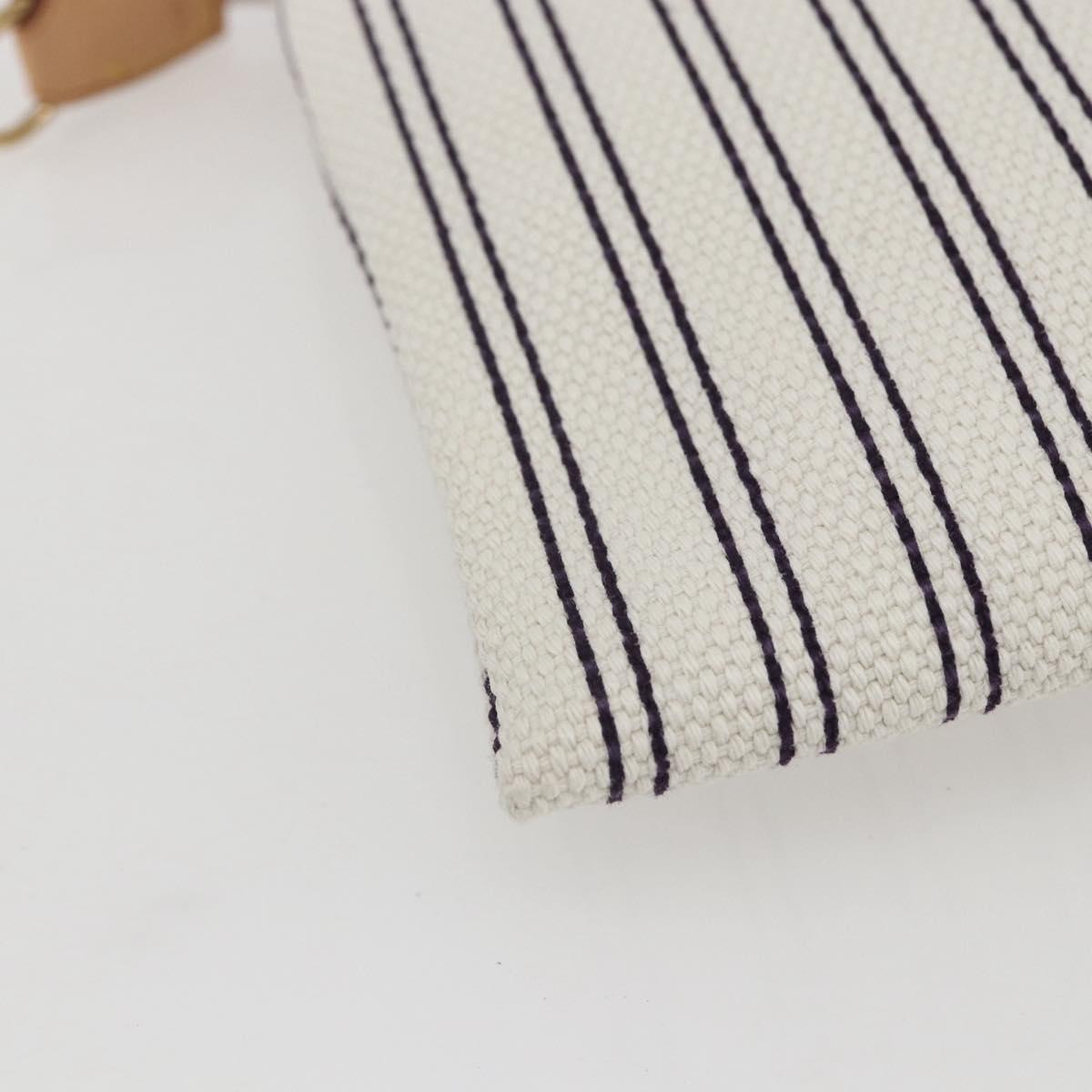 LOUIS VUITTON Antigua Pochette Platform PM Pouch White M40069 LV Auth 157812V