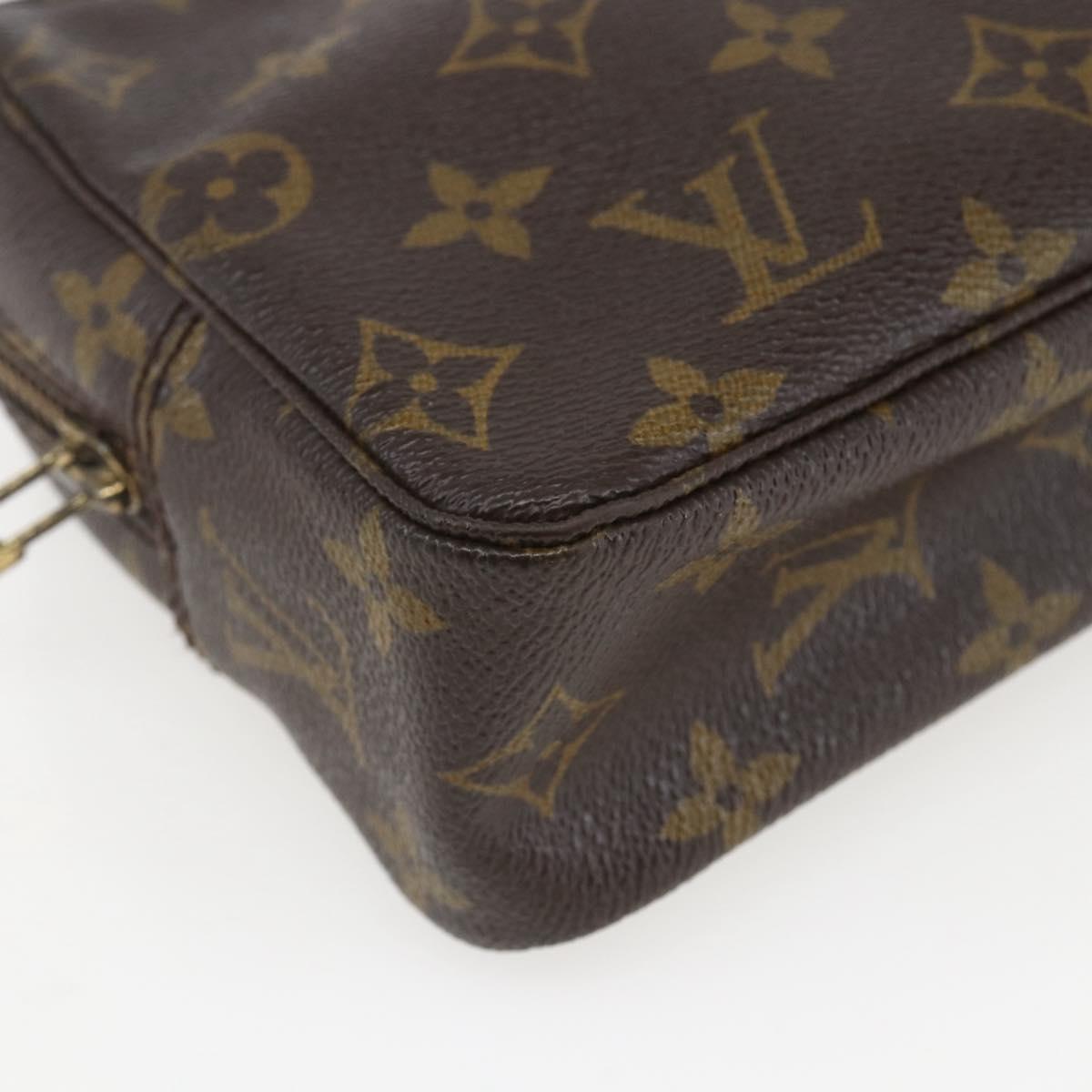 LOUIS VUITTON Monogram Trousse Toilette 18 Pouch M47526 LV Auth 157815