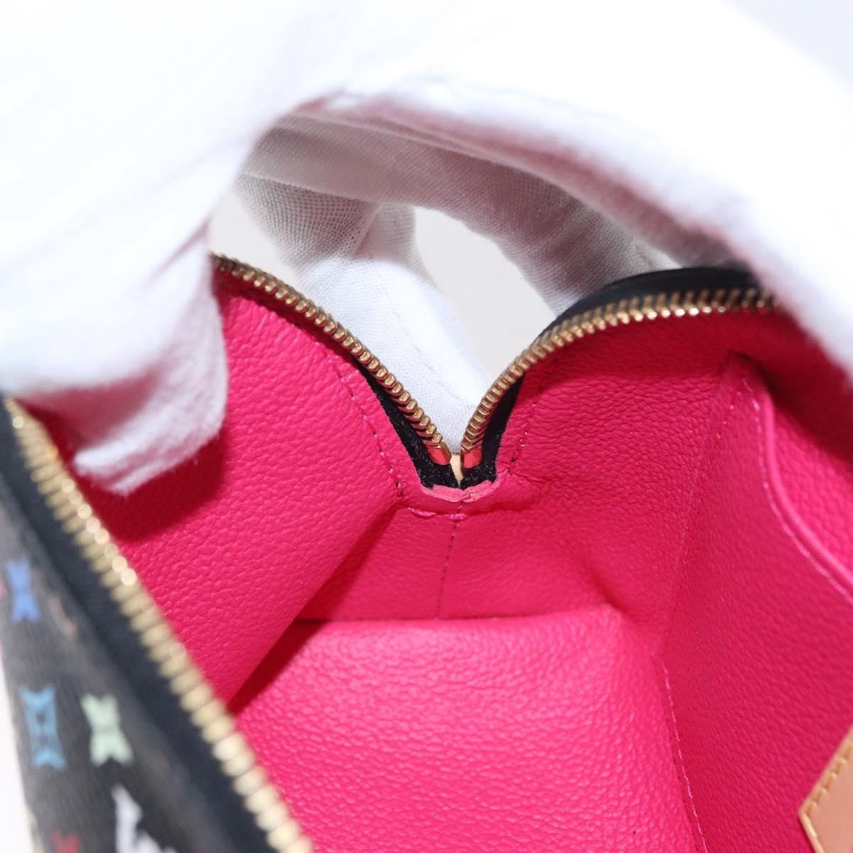 LOUIS VUITTON Monogram Multicolor Pochette Pouch Black M47355 LV Auth 157817SM