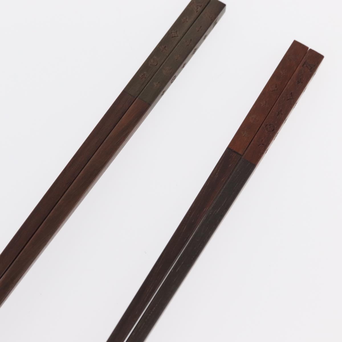 LOUIS VUITTON Monogram Baguette Chop Sticks Wood VIP Only M99171 LV Auth 157821M