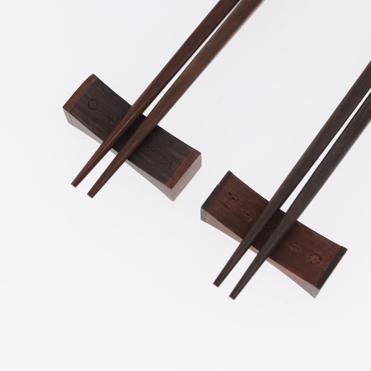 LOUIS VUITTON Monogram Baguette Chop Sticks Wood VIP Only M99171 LV Auth 157821M