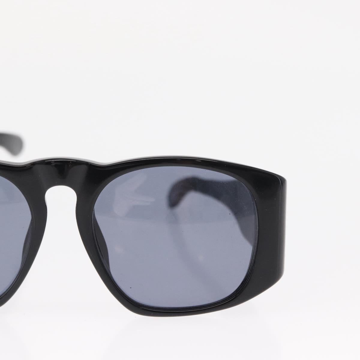 CHANEL COCO Mark Sunglasses plastic Black CC Auth 157822