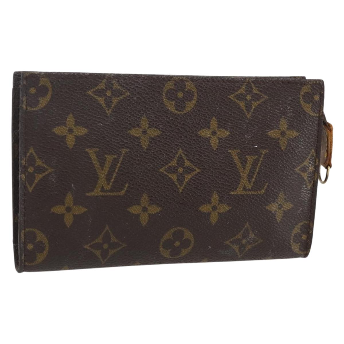 LOUIS VUITTON Monogram Bucket PM Accessory Pouch LV Auth 157823